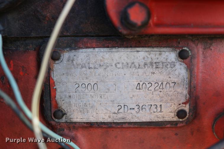 image for item DC3520 Allis Chalmers One-Ninety tractor