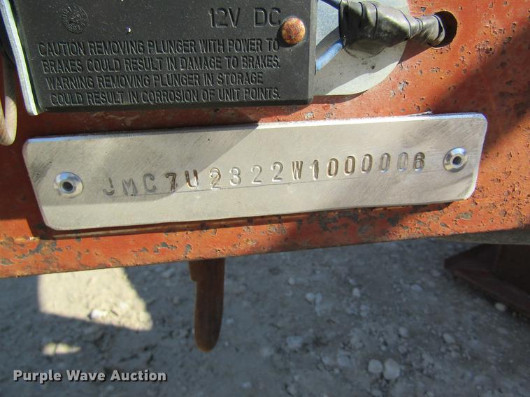 image for item DC4463 1998 Mitsubishi Motor utility trailer