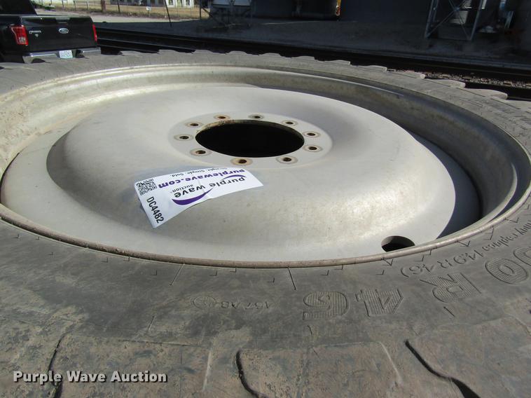 image for item DC4482 (4) Michelin 380/90R46 tires and wheels