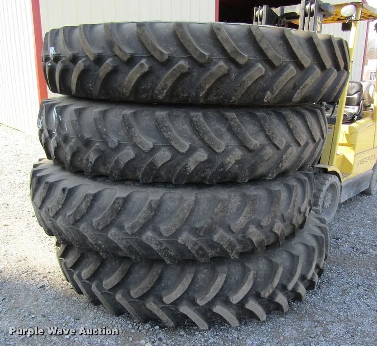 image for item DC4483 (4) Firestone 380/105R50 tires and wheels