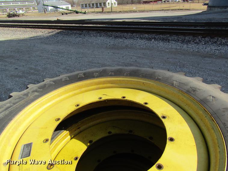 image for item DC4483 (4) Firestone 380/105R50 tires and wheels