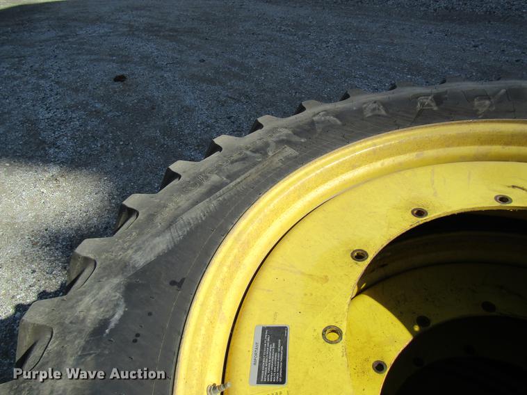 image for item DC4483 (4) Firestone 380/105R50 tires and wheels