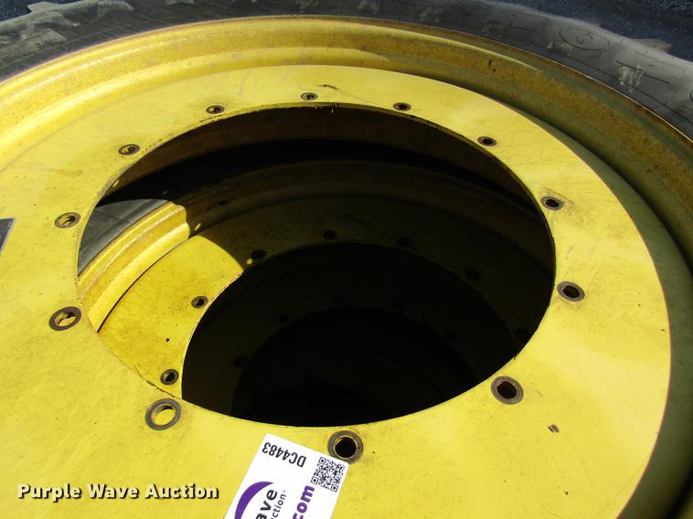 image for item DC4483 (4) Firestone 380/105R50 tires and wheels