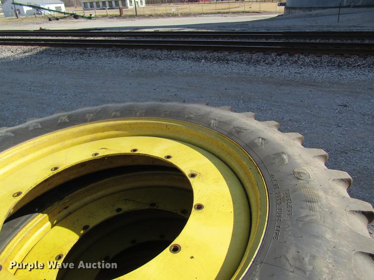 image for item DC4483 (4) Firestone 380/105R50 tires and wheels