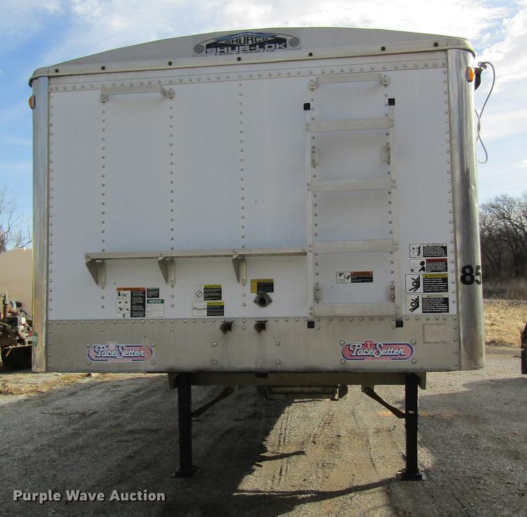 image for item DC4491 2001 Wilson DWH-400 double hopper bottom grain trailer