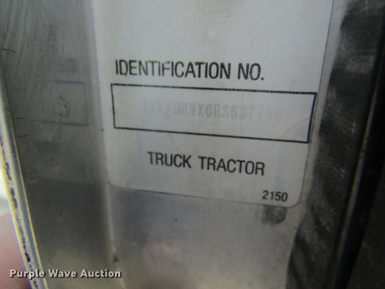 image for item DC4495 1994 Kenworth T600 nurse tank truck