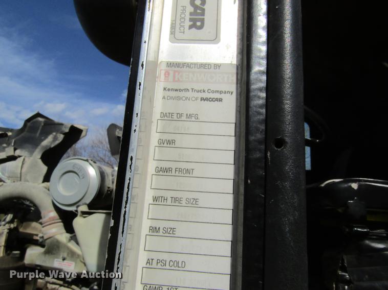 image for item DC4495 1994 Kenworth T600 nurse tank truck