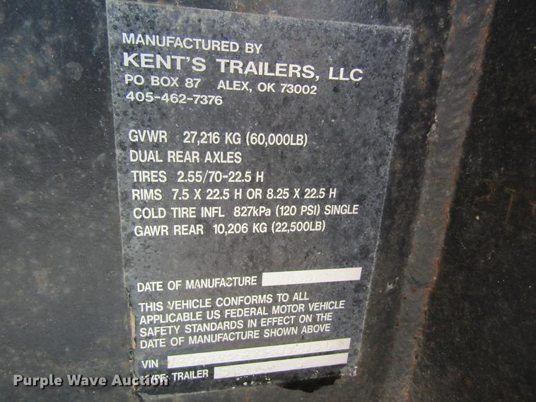 image for item DC4496 2000 Kent's Pit Stop nurse tank tender trailer