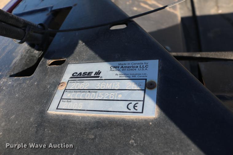 image for item DD8695 2005 Case IH 2062 flex draper head