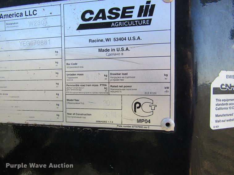 image for item DD8706 2014 Case IH WD2303 self-propelled windrower