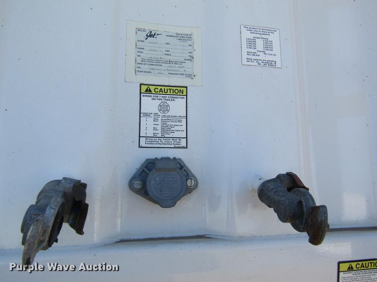 image for item DD8710 2005 Jet double hopper bottom grain trailer