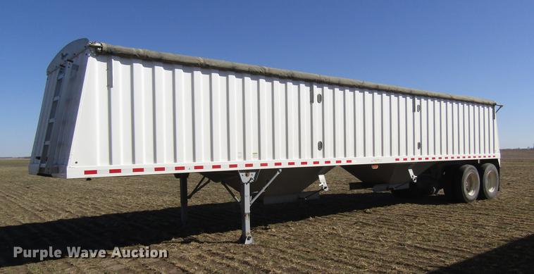 image for item DD8712 2012 Jet double hopper bottom grain trailer
