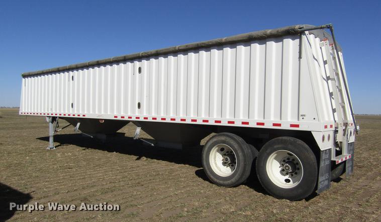 image for item DD8712 2012 Jet double hopper bottom grain trailer