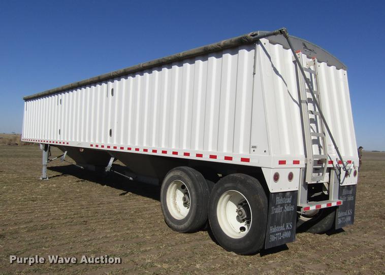 image for item DD8712 2012 Jet double hopper bottom grain trailer