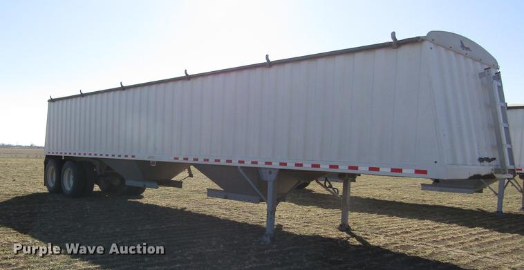 image for item DD8712 2012 Jet double hopper bottom grain trailer
