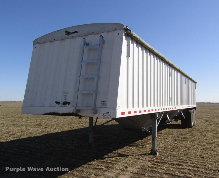 image for item DD8712 2012 Jet double hopper bottom grain trailer