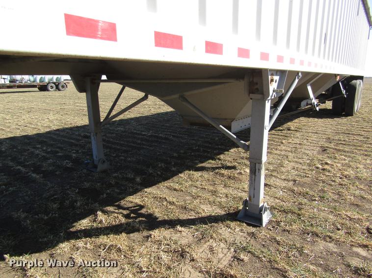 image for item DD8712 2012 Jet double hopper bottom grain trailer
