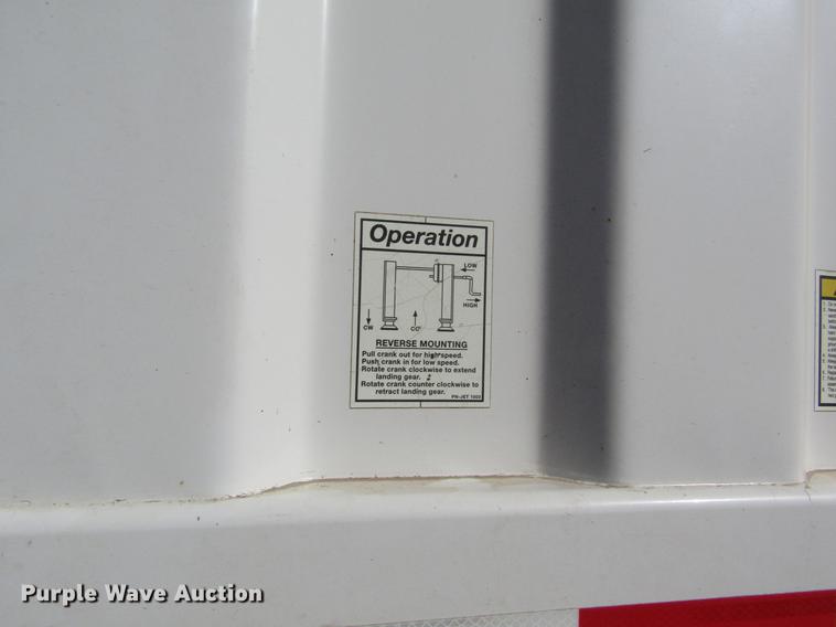 image for item DD8712 2012 Jet double hopper bottom grain trailer