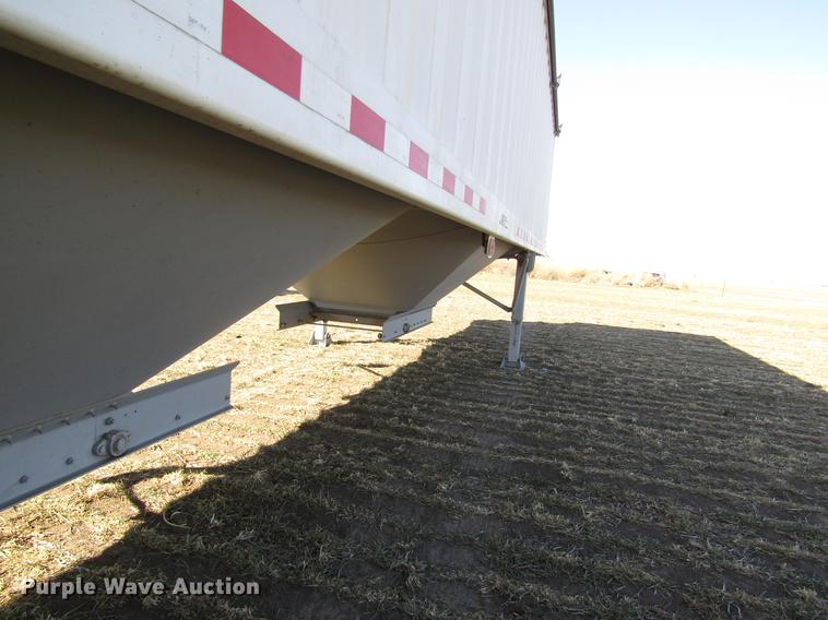 image for item DD8712 2012 Jet double hopper bottom grain trailer