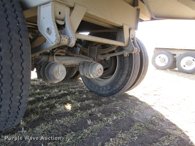 image for item DD8712 2012 Jet double hopper bottom grain trailer