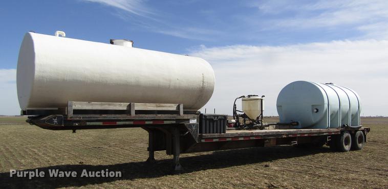 image for item DD8713 1980 Aztec FCBD7242-19 drop deck trailer