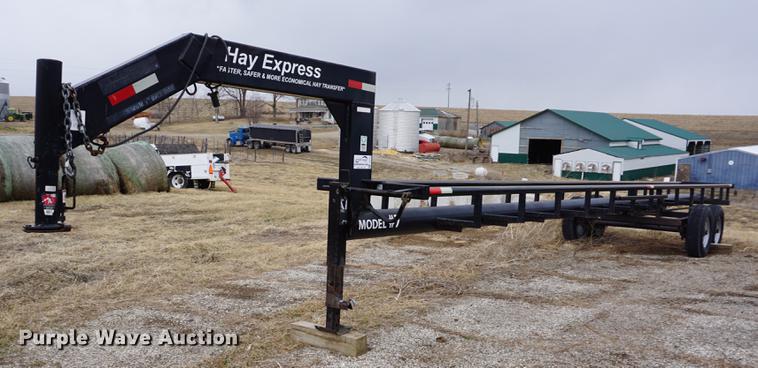 image for item DE3116 Hay Express hay bale trailer