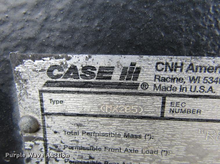 image for item DE6612 2005 Case IH MX285 MFWD tractor