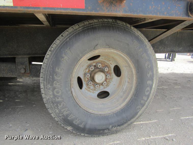 image for item DE6654 2006 Belshe equipment trailer