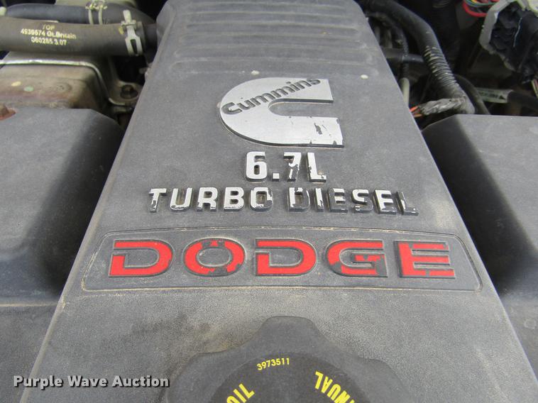 image for item DE6656 2008 Dodge Ram 5500HD SLT Quad Cab flatbed pickup truck