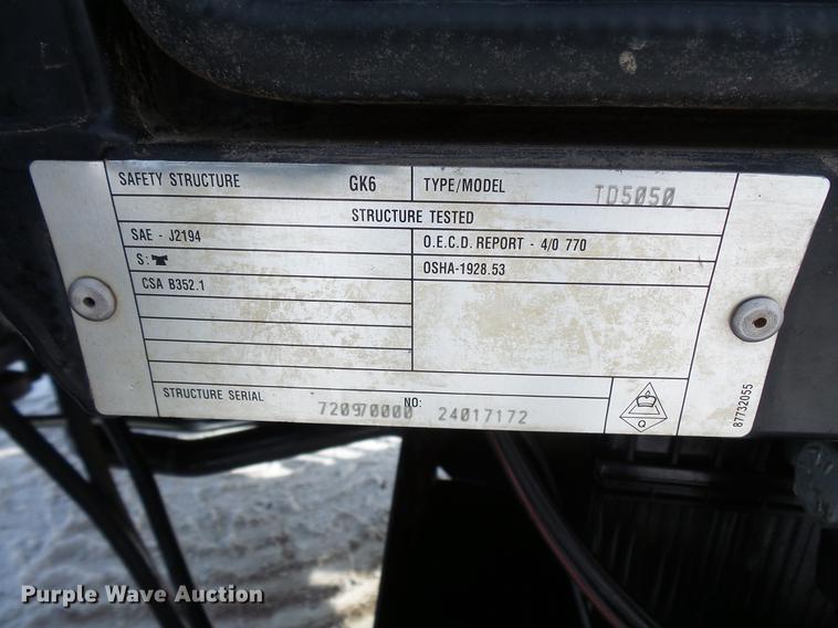 image for item DV9552 2009 New Holland TD5050 MFWD tractor