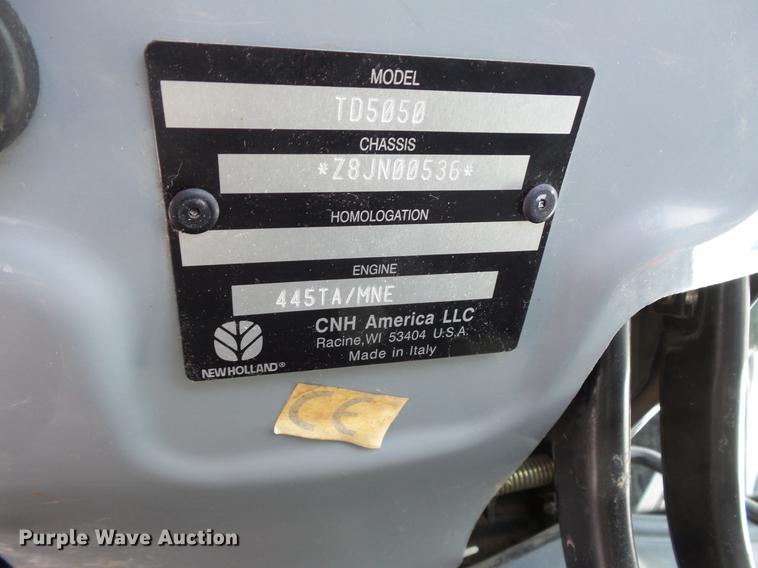 image for item DV9552 2009 New Holland TD5050 MFWD tractor