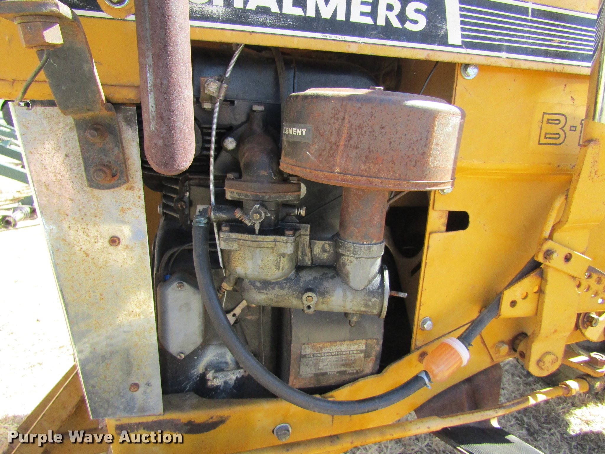 Allis Chalmers B110 tractor in Laverne, OK Item DE6651 sold Purple Wave