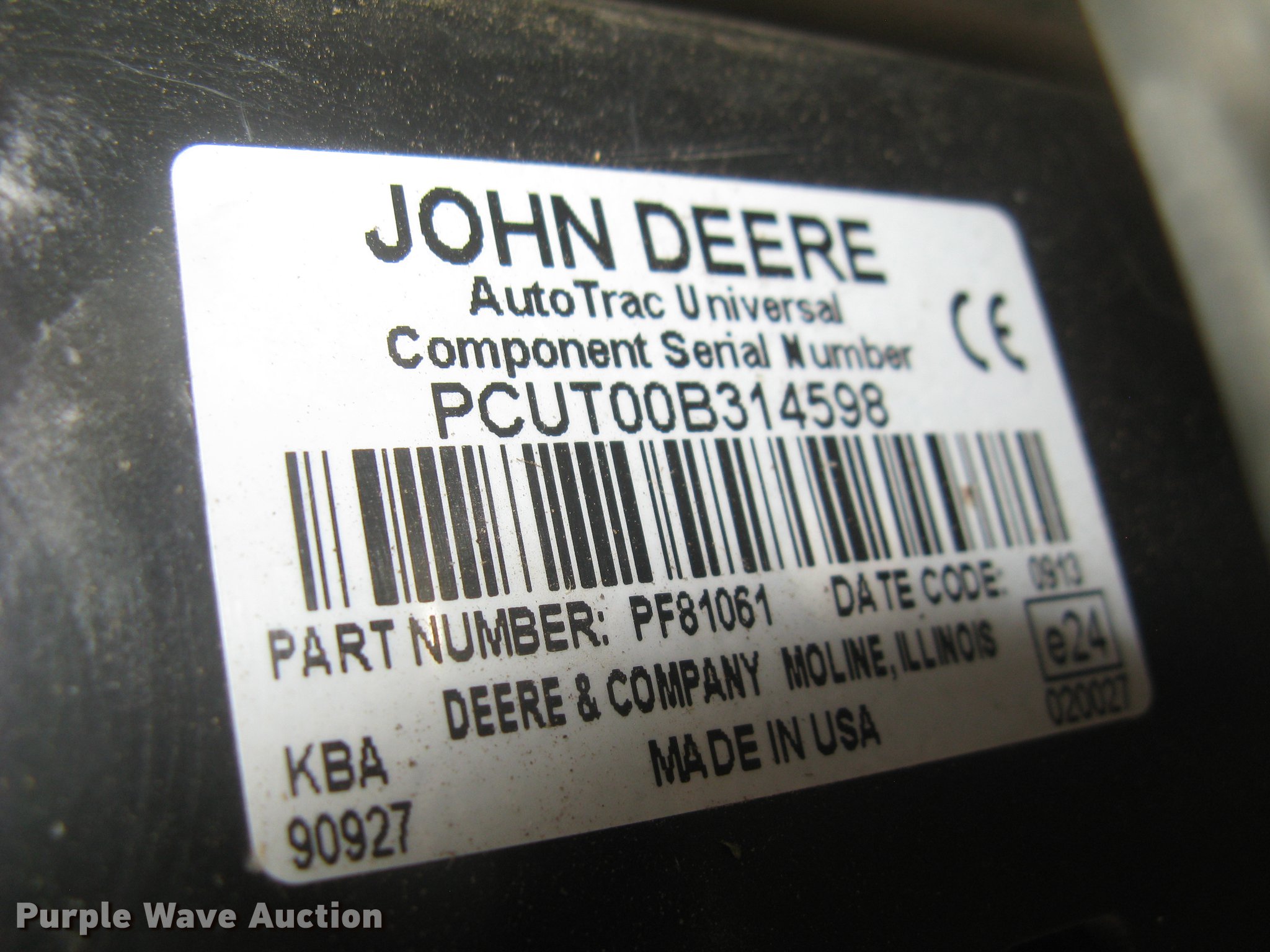 John Deere AutoTrac universal steering kit in Moundridge, KS Item