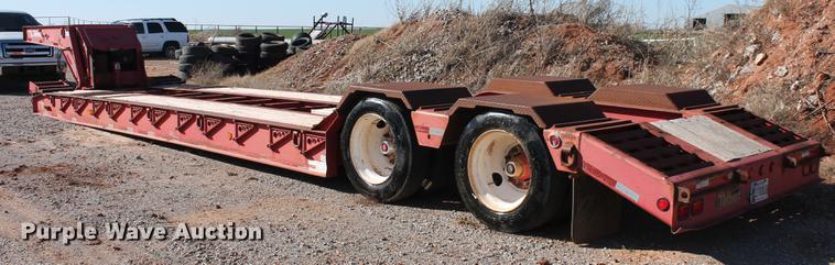 image for item DB5172 1997 Talbert TDW-35SA-HRG-1-T1 lowboy equipment trailer