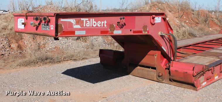 image for item DB5172 1997 Talbert TDW-35SA-HRG-1-T1 lowboy equipment trailer