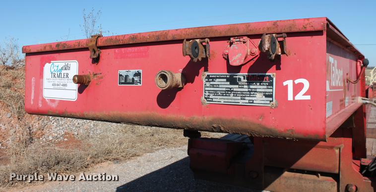 image for item DB5172 1997 Talbert TDW-35SA-HRG-1-T1 lowboy equipment trailer
