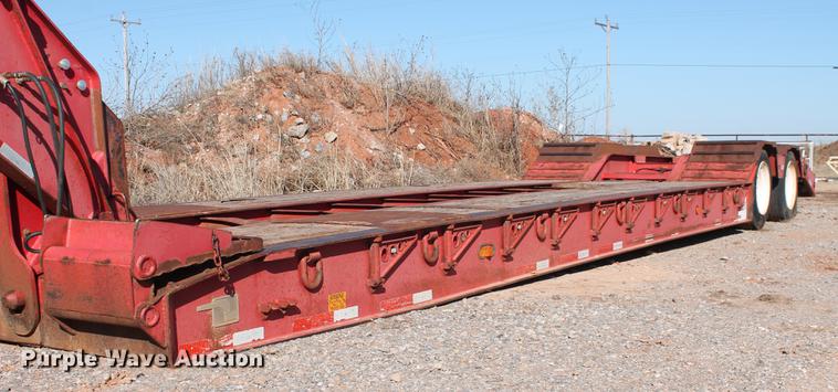 image for item DB5172 1997 Talbert TDW-35SA-HRG-1-T1 lowboy equipment trailer