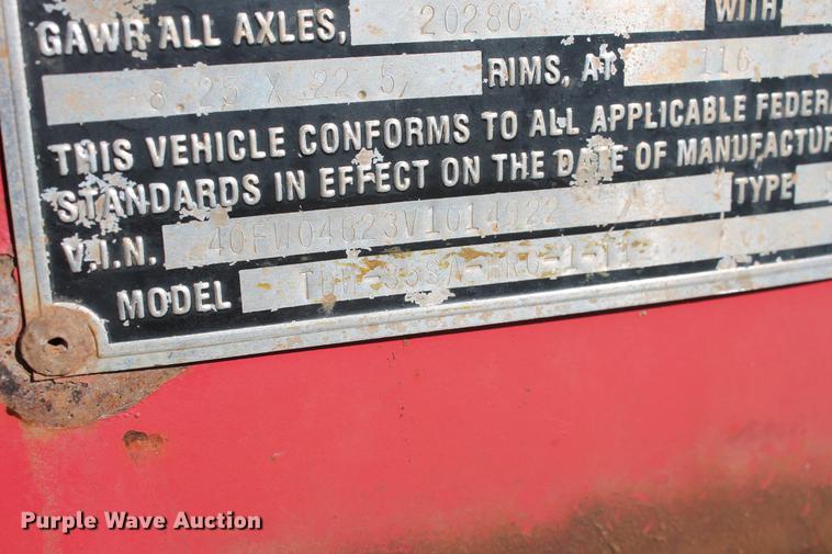 image for item DB5172 1997 Talbert TDW-35SA-HRG-1-T1 lowboy equipment trailer