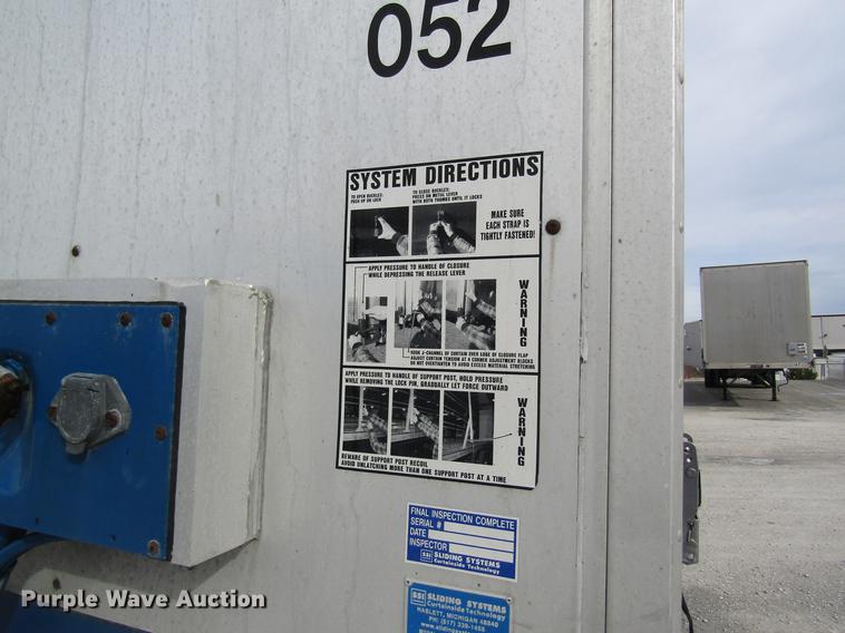 image for item DB5950 2002 Utility curtain side dry van trailer