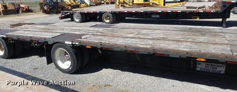 image for item DB7191 1998 Transcraft DTL-2000 equipment trailer
