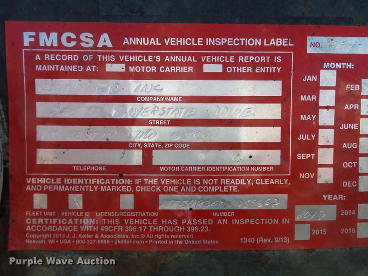 image for item DB7191 1998 Transcraft DTL-2000 equipment trailer