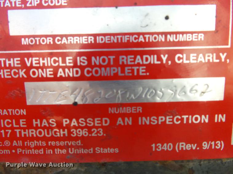 image for item DB7191 1998 Transcraft DTL-2000 equipment trailer