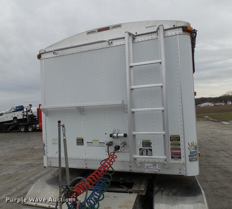 image for item DB7201 2009 Timpte double hopper bottom grain trailer