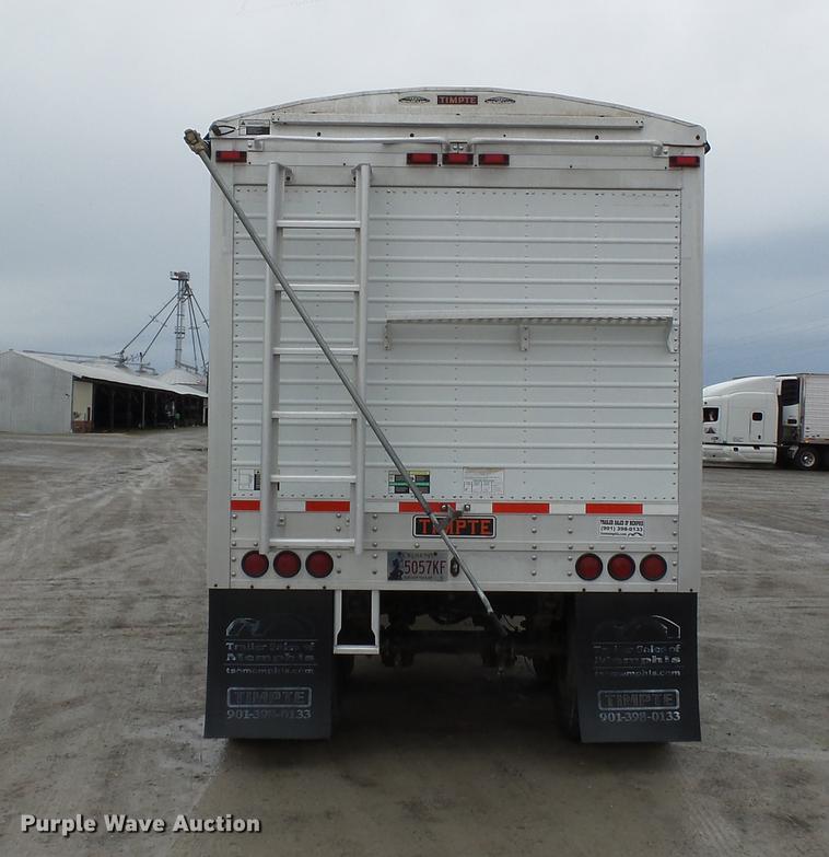 image for item DB7201 2009 Timpte double hopper bottom grain trailer