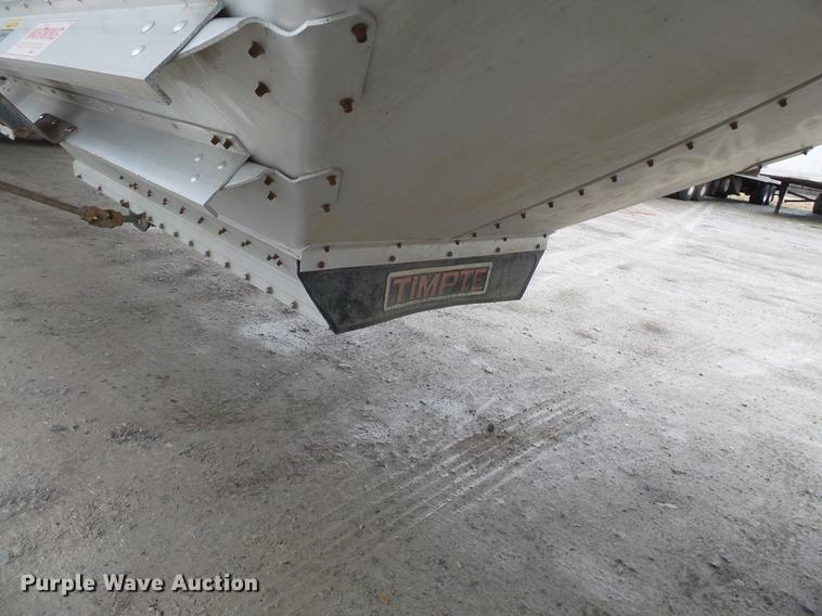 image for item DB7201 2009 Timpte double hopper bottom grain trailer