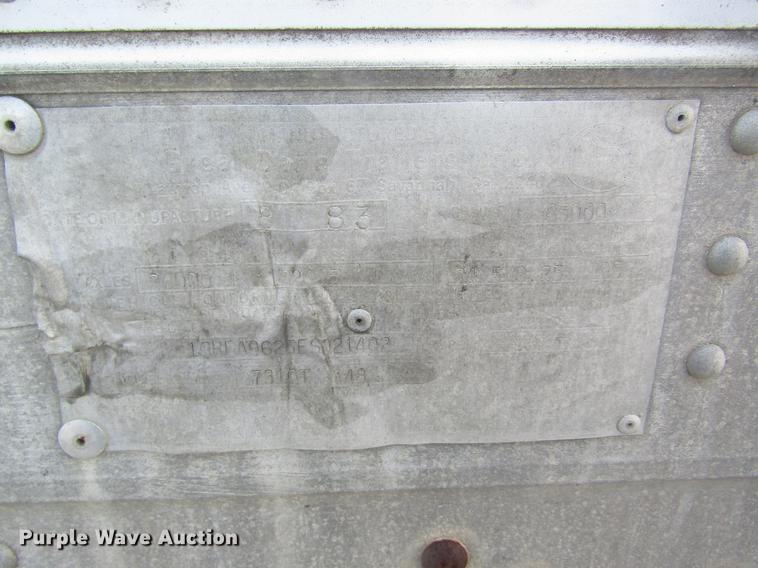 image for item DC4395 1984 Great Dane 7310T dry van trailer