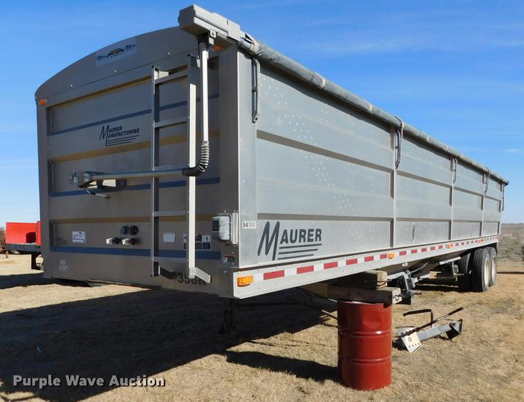 image for item DC8421 2013 Maurer double hopper bottom grain trailer