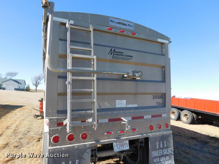 image for item DC8421 2013 Maurer double hopper bottom grain trailer
