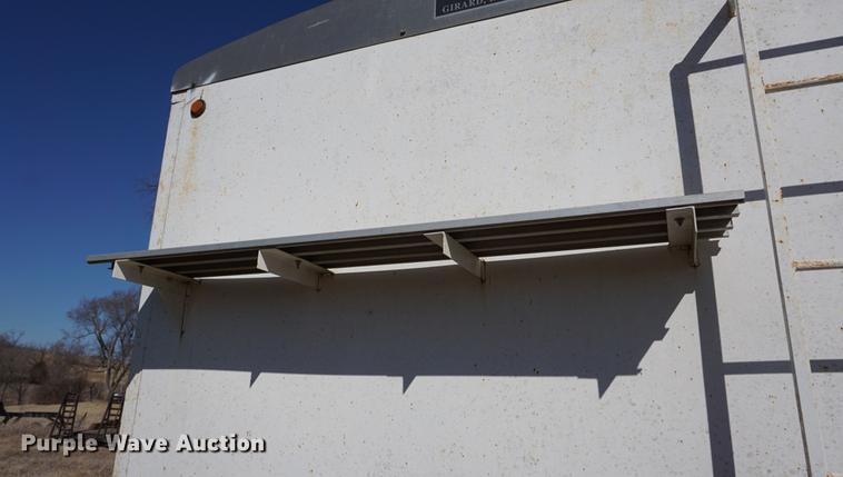 image for item DE3092 2000 shop built double hopper bottom grain trailer