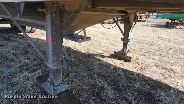 image for item DE3092 2000 shop built double hopper bottom grain trailer